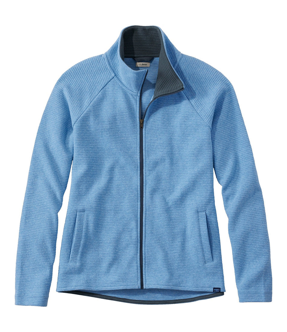 Women's Lakewashed Double-Knit Full-Zip | L.L.Bean outlet