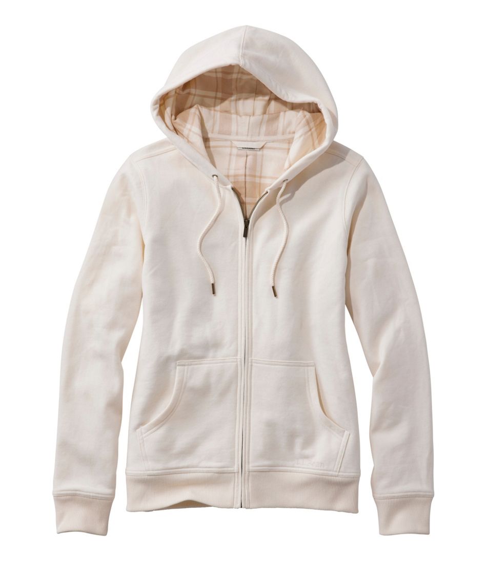Women's L.L.Bean 1912 Sweatshirt, Flannel-Lined Hoodie | L.L.Bean online