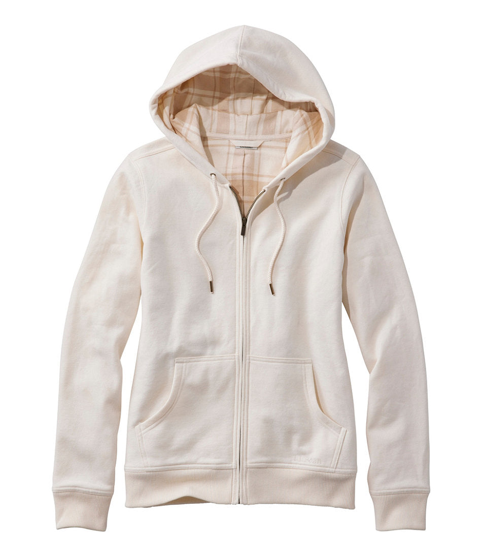 Women's L.L.Bean 1912 Sweatshirt, Flannel-Lined Hoodie | L.L.Bean online