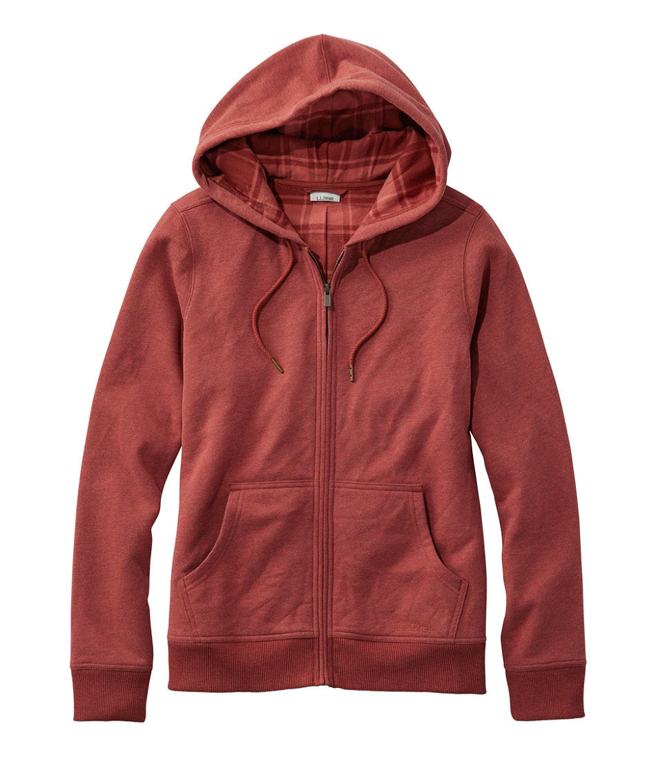 Women's L.L.Bean 1912 Sweatshirt, Flannel-Lined Hoodie | L.L.Bean online