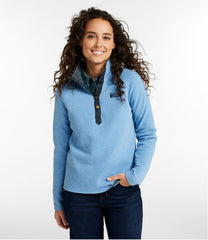 Women's Lakewashed Double-Knit Quarter-Snap | L.L.Bean for sale