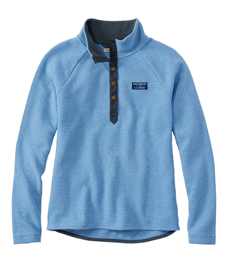 Women's Lakewashed Double-Knit Quarter-Snap | L.L.Bean for sale
