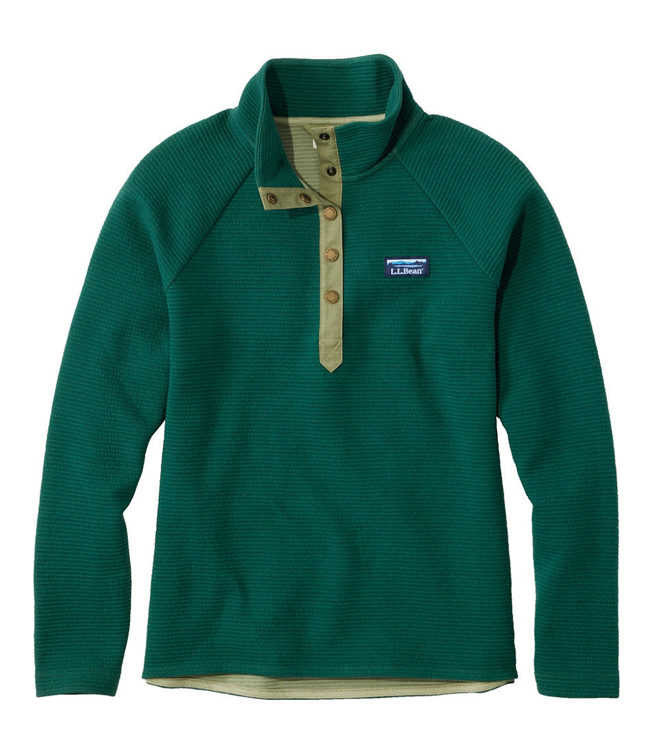 Women's Lakewashed Double-Knit Quarter-Snap | L.L.Bean for sale