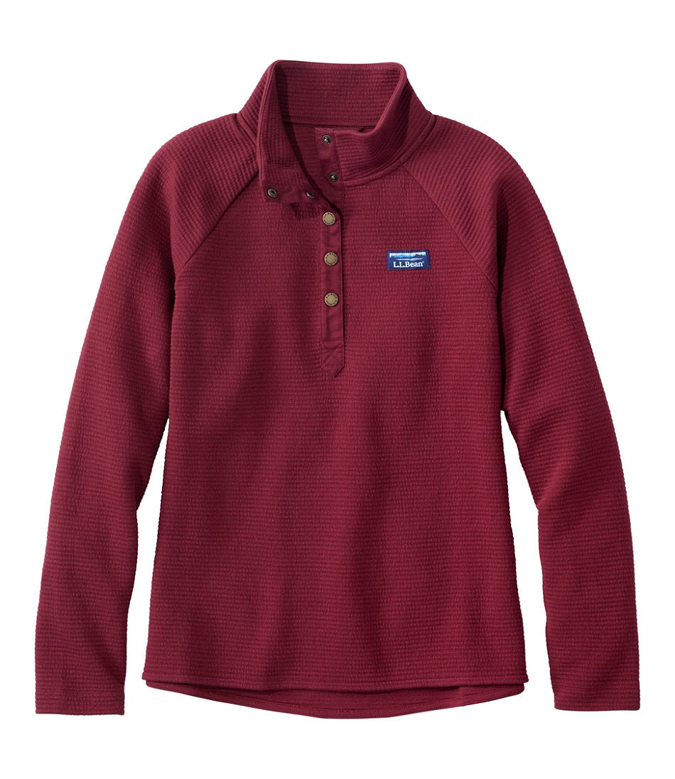 Women's Lakewashed Double-Knit Quarter-Snap | L.L.Bean for sale