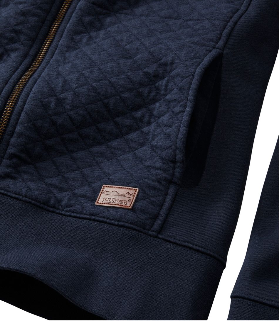 Women's Quilted Full-Zip Sweatshirt | L.L.Bean on sale