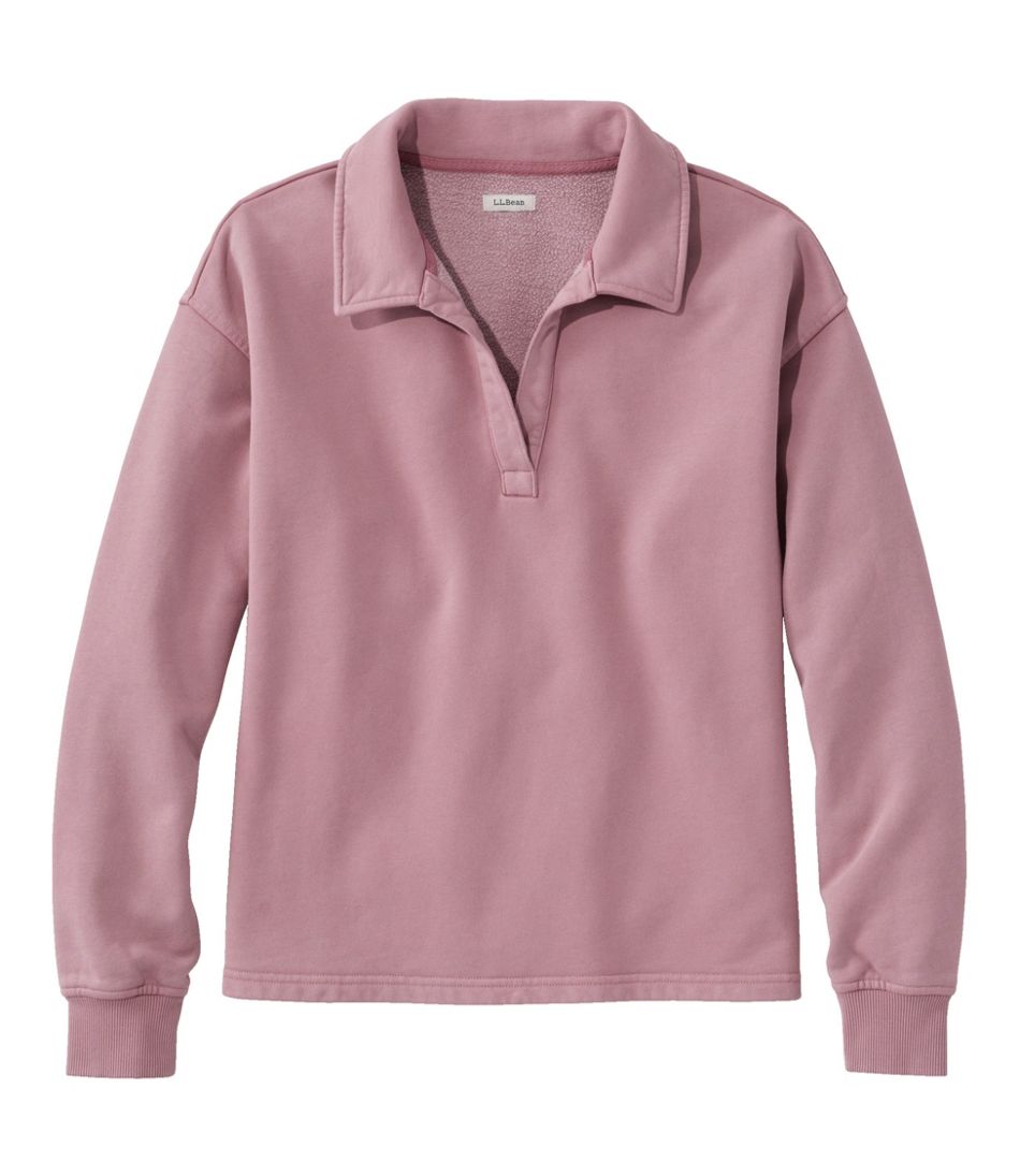 Women's Sunwashed Sweats, Splitneck Polo | L.L.Bean near me