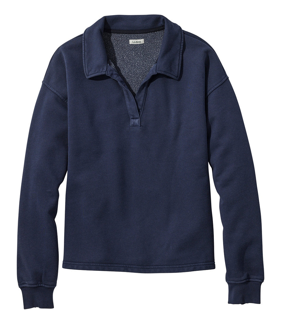 Women's Sunwashed Sweats, Splitneck Polo | L.L.Bean near me