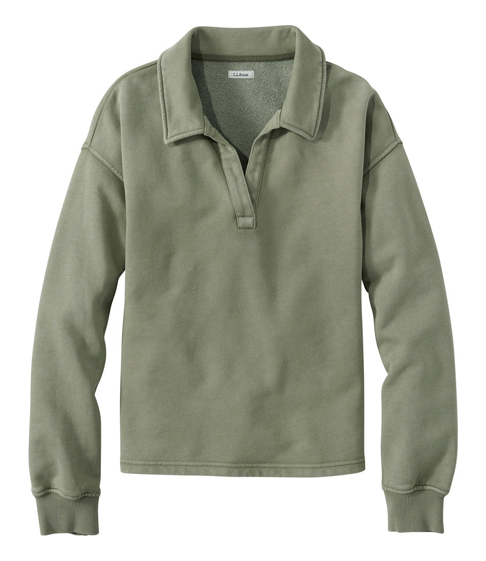 Women's Sunwashed Sweats, Splitneck Polo | L.L.Bean near me