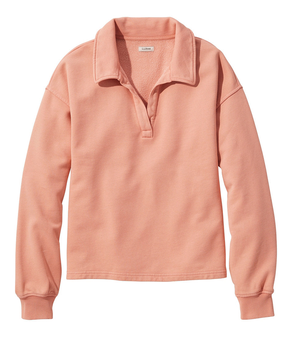 Women's Sunwashed Sweats, Splitneck Polo | L.L.Bean near me