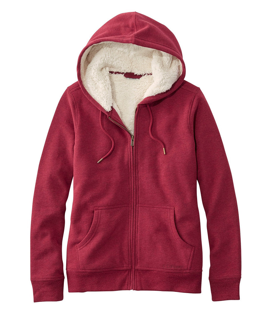 Women's L.L.Bean 1912 Sweatshirt, Sherpa-Lined Hoodie | L.L.Bean outlet