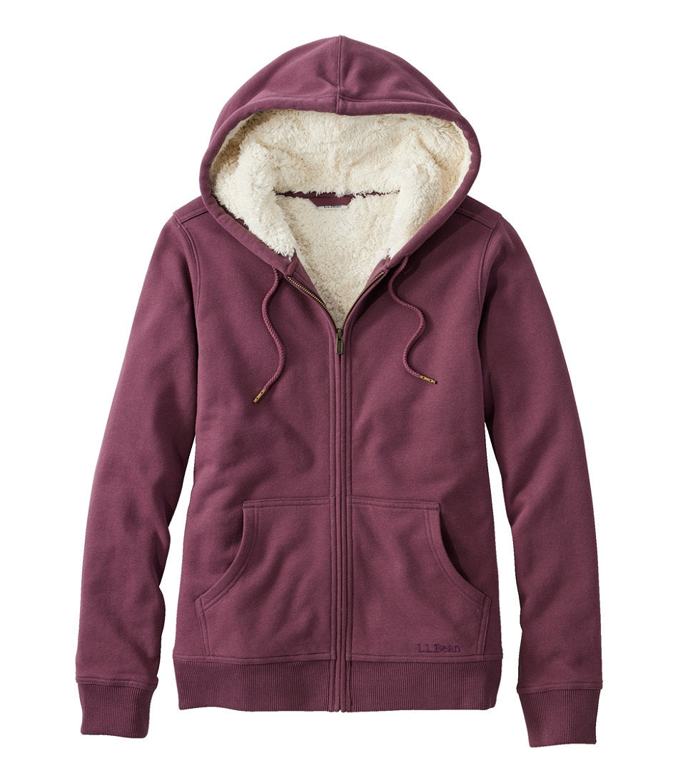 Women's L.L.Bean 1912 Sweatshirt, Sherpa-Lined Hoodie | L.L.Bean outlet