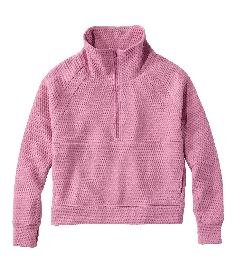 Women's Ridgeknit Half-Zip Pullover, Oversized | L.L.Bean for sale