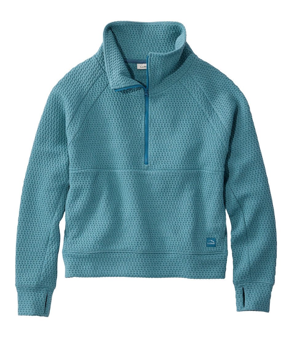 Women's Ridgeknit Half-Zip Pullover, Oversized | L.L.Bean for sale