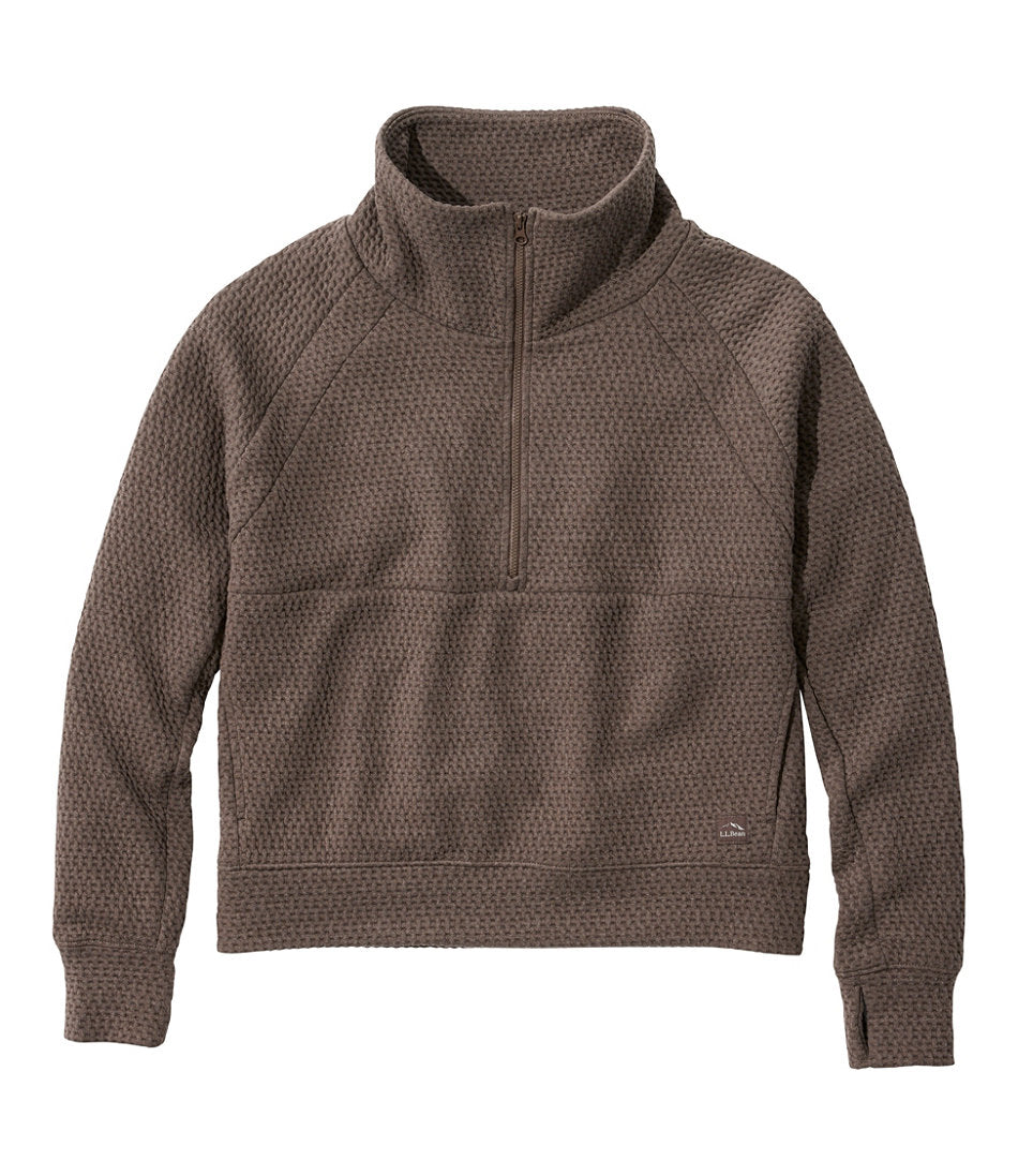 Women's Ridgeknit Half-Zip Pullover, Oversized | L.L.Bean for sale