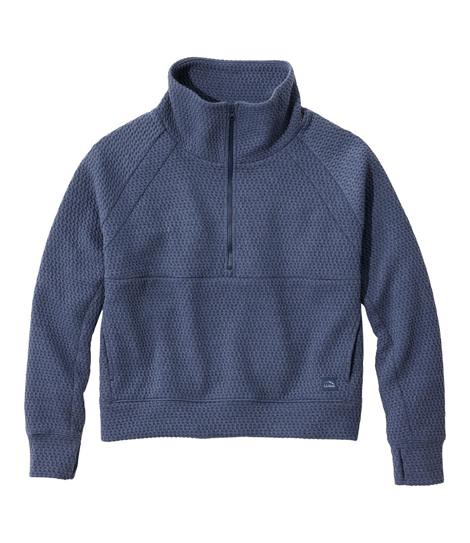 Women's Ridgeknit Half-Zip Pullover, Oversized | L.L.Bean for sale