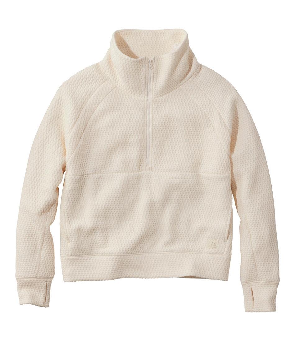 Women's Ridgeknit Half-Zip Pullover, Oversized | L.L.Bean for sale