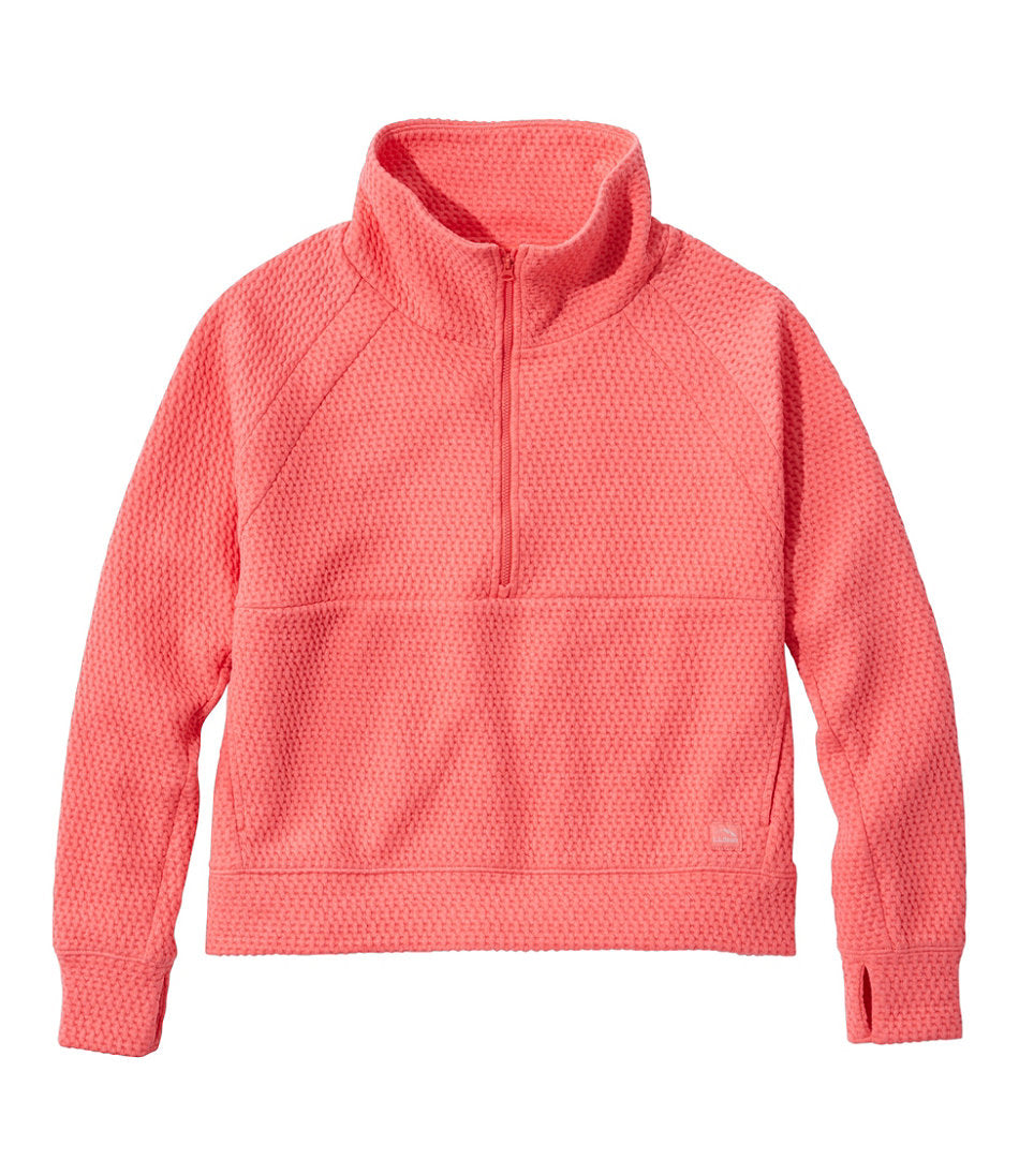 Women's Ridgeknit Half-Zip Pullover, Oversized | L.L.Bean for sale