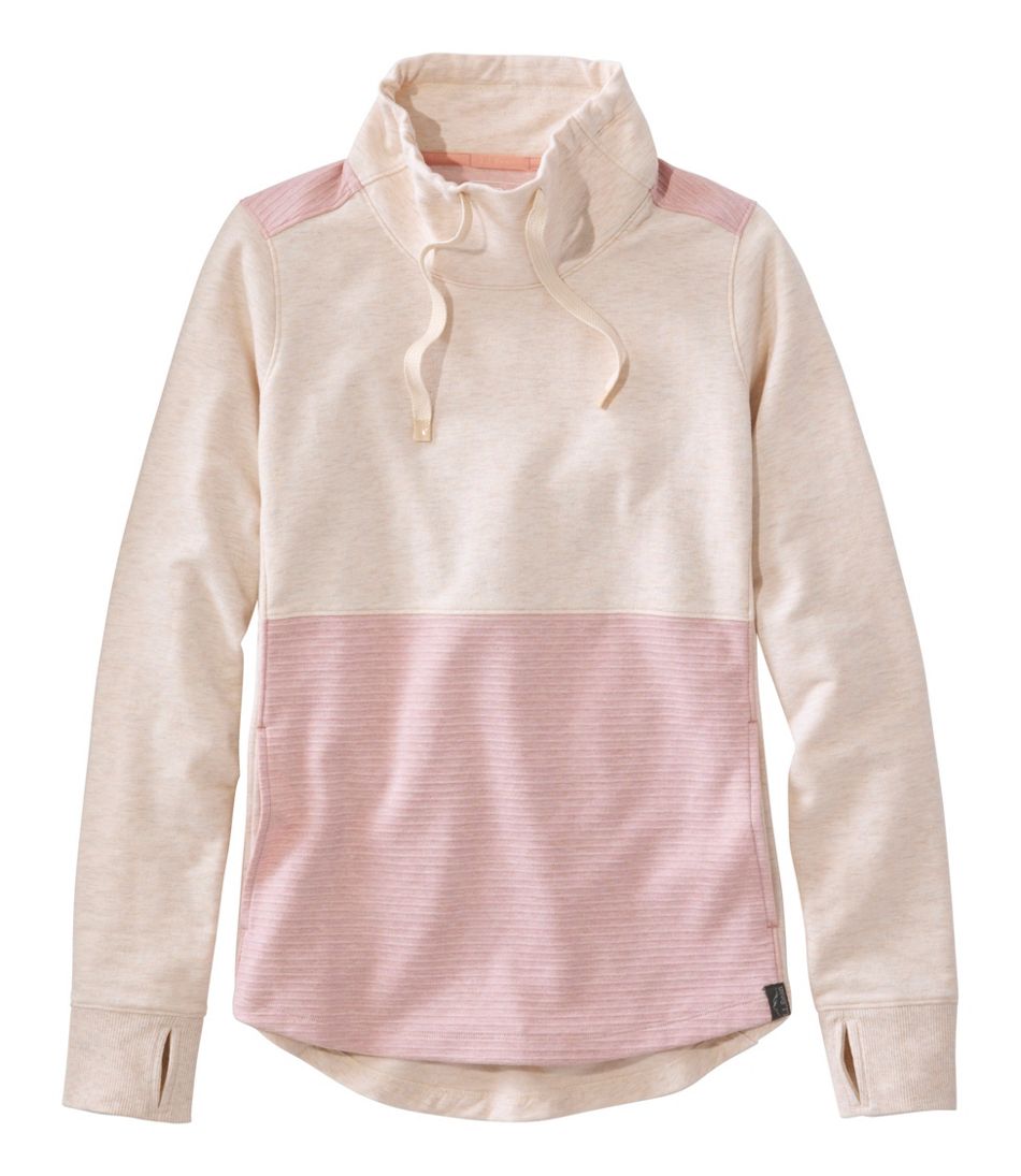 Women's Bean's Cozy Mixed Knits Pullover, Colorblock | L.L.Bean sale