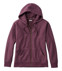 Women's Birchwood Brushed Waffle Full-Zip Hoodie | L.L.Bean on sale