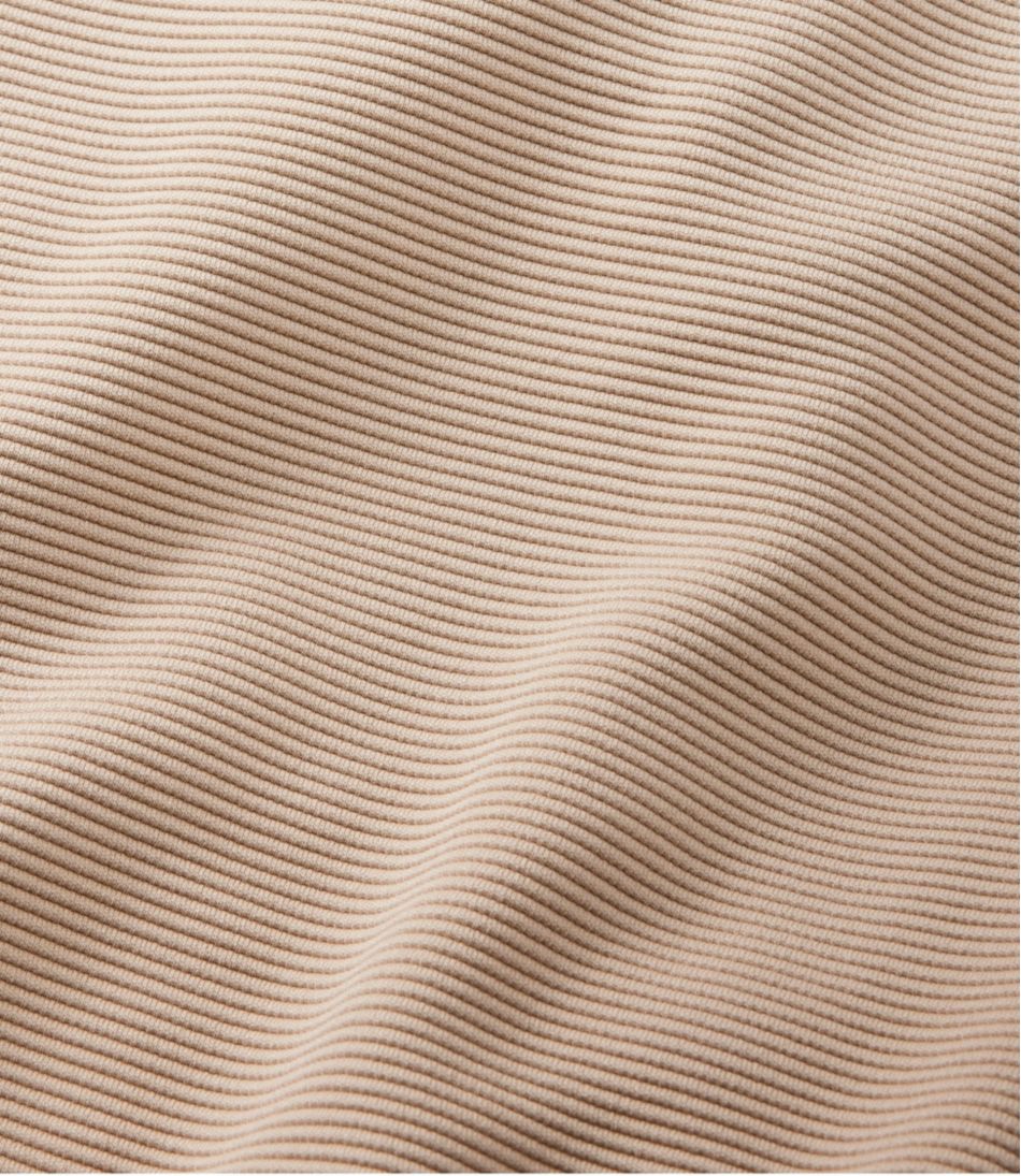 Women's VentureStretch Ottoman-Rib Pullover, Cropped | L.L.Bean online