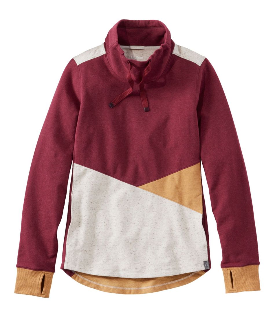 Women's L.L.Bean Cozy Mixed-Knit Pullover, Colorblock | L.L.Bean for sale