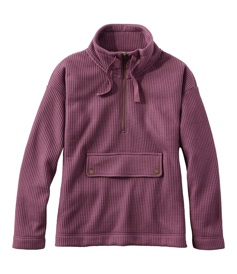 Women's Birchwood Brushed Waffle Anorak | L.L.Bean on sale