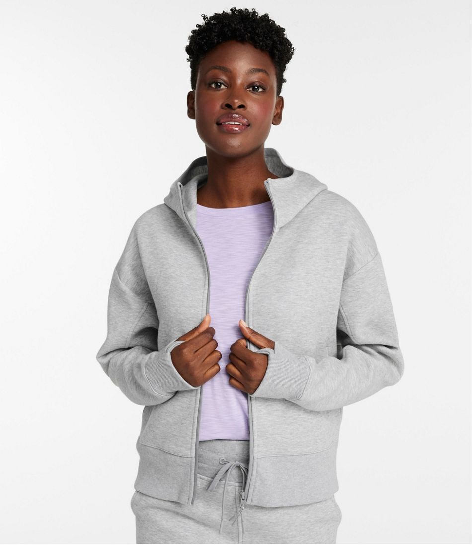 Women's Multisport Lifestyle Hoodie, Oversized Full-Zip | L.L.Bean on sale
