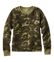 Women's Quilted Sweatshirt, Crewneck Pullover Print | L.L.Bean discount