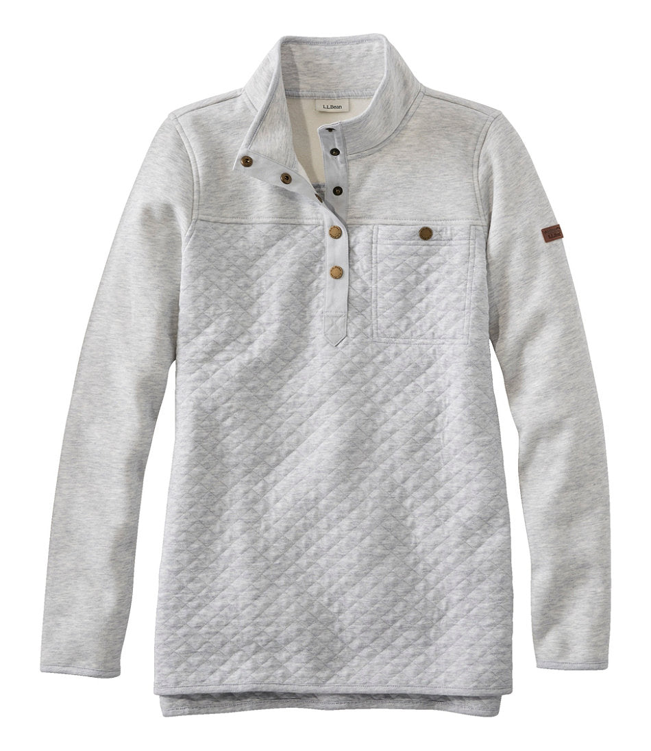 Women's Quilted Sweatshirt, Mockneck Tunic | L.L.Bean outlet