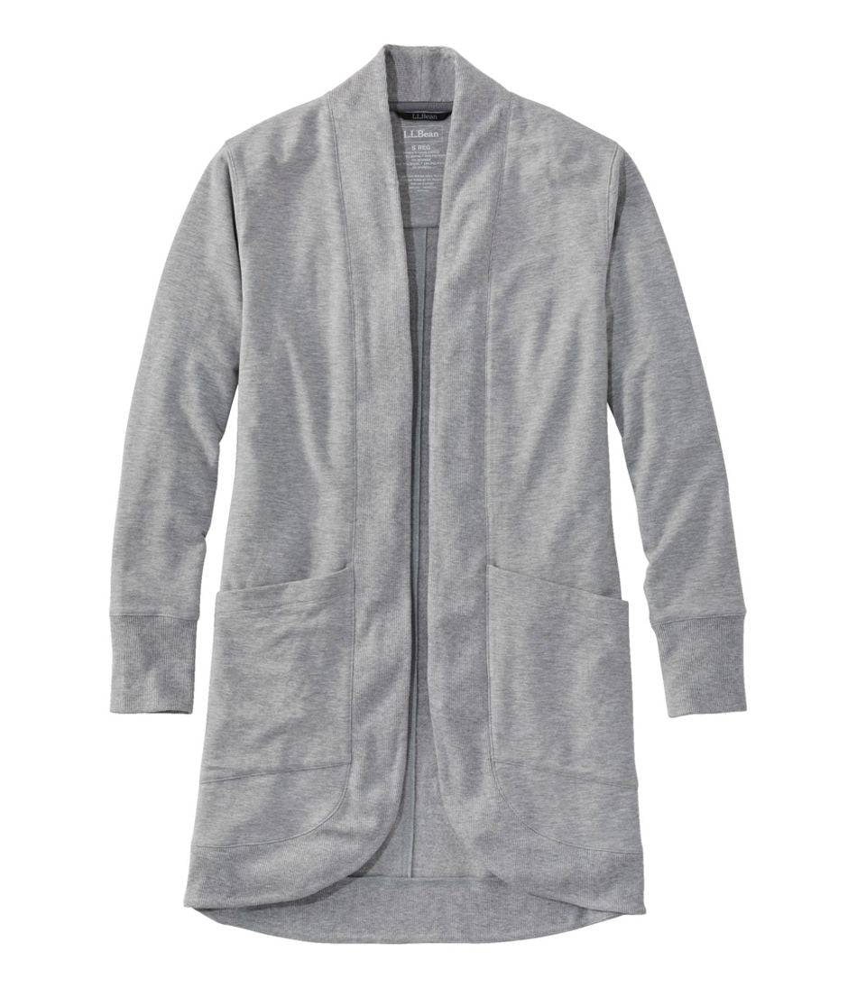 Women's SoftFlex Long Open Cardigan | L.L.Bean online