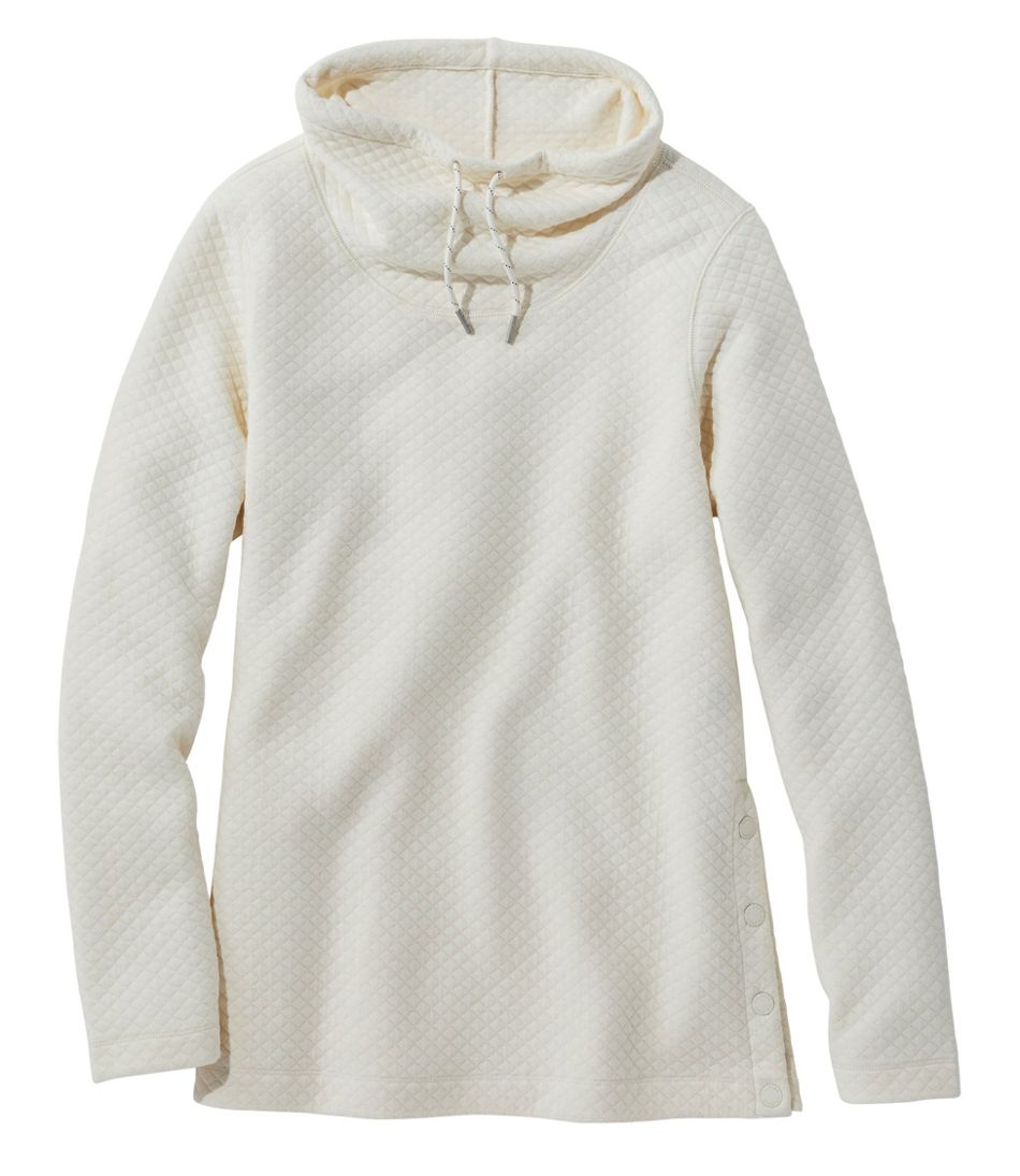 Women's SoftLight Quilted Top, Funnelneck Pullover | L.L.Bean sale