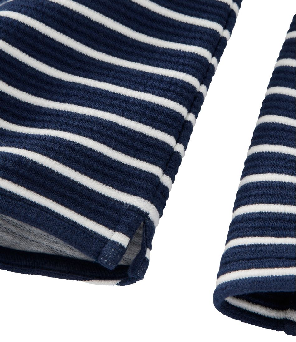 Women's Lakewashed Double-Knit Quarter-Snap, Stripe | L.L.Bean for sale