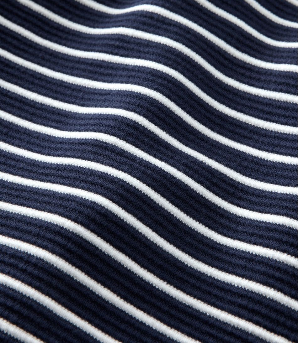 Women's Lakewashed Double-Knit Quarter-Snap, Stripe | L.L.Bean for sale