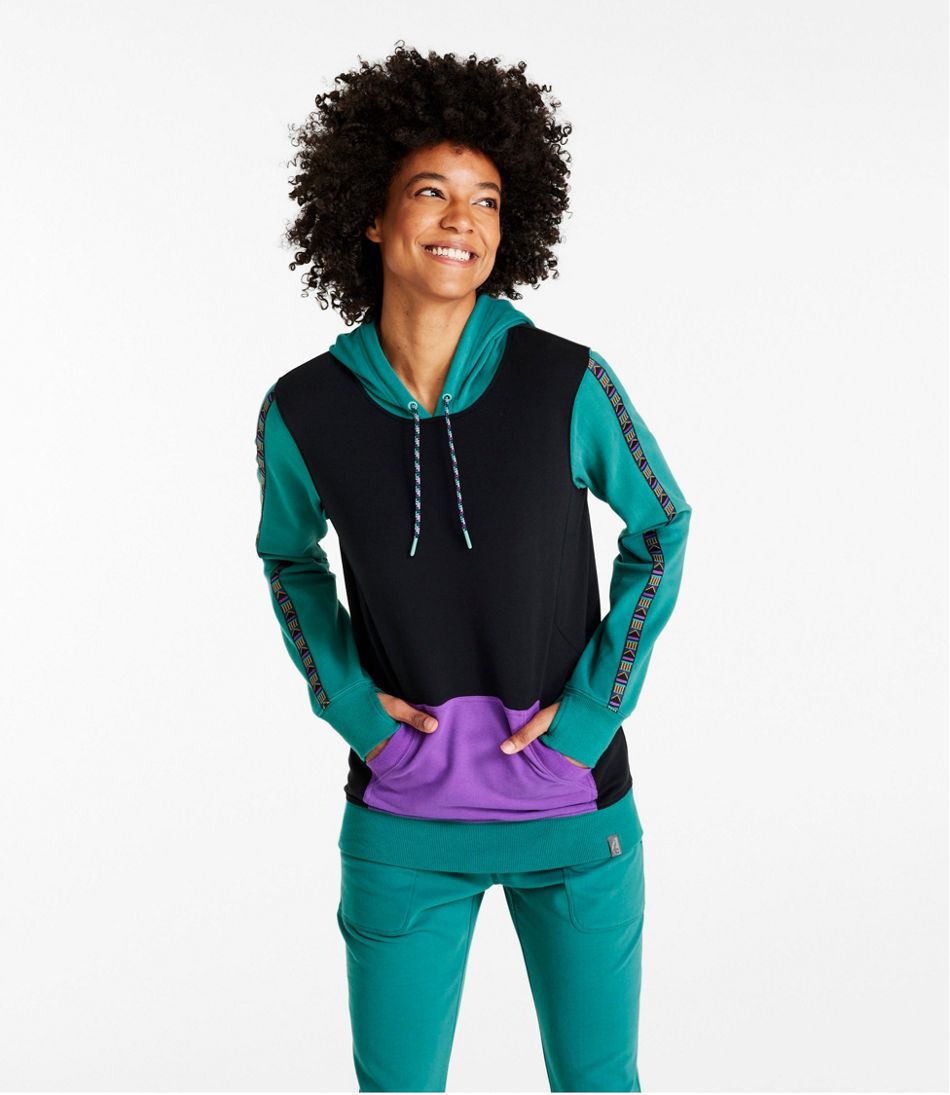 Women's Bean's Cozy Camp Hoodie, Colorblock | L.L.Bean on sale