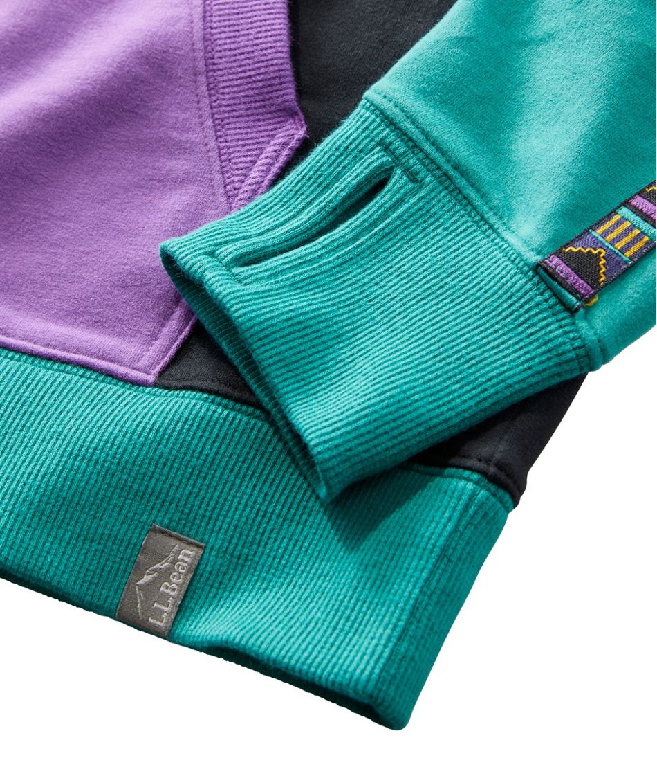 Women's Bean's Cozy Camp Hoodie, Colorblock | L.L.Bean on sale
