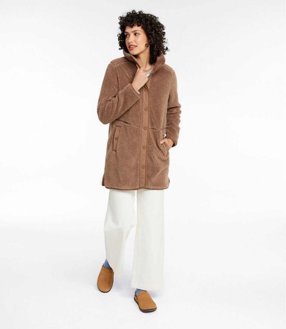 Women's Bean's Sherpa Fleece Coat | L.L.Bean online
