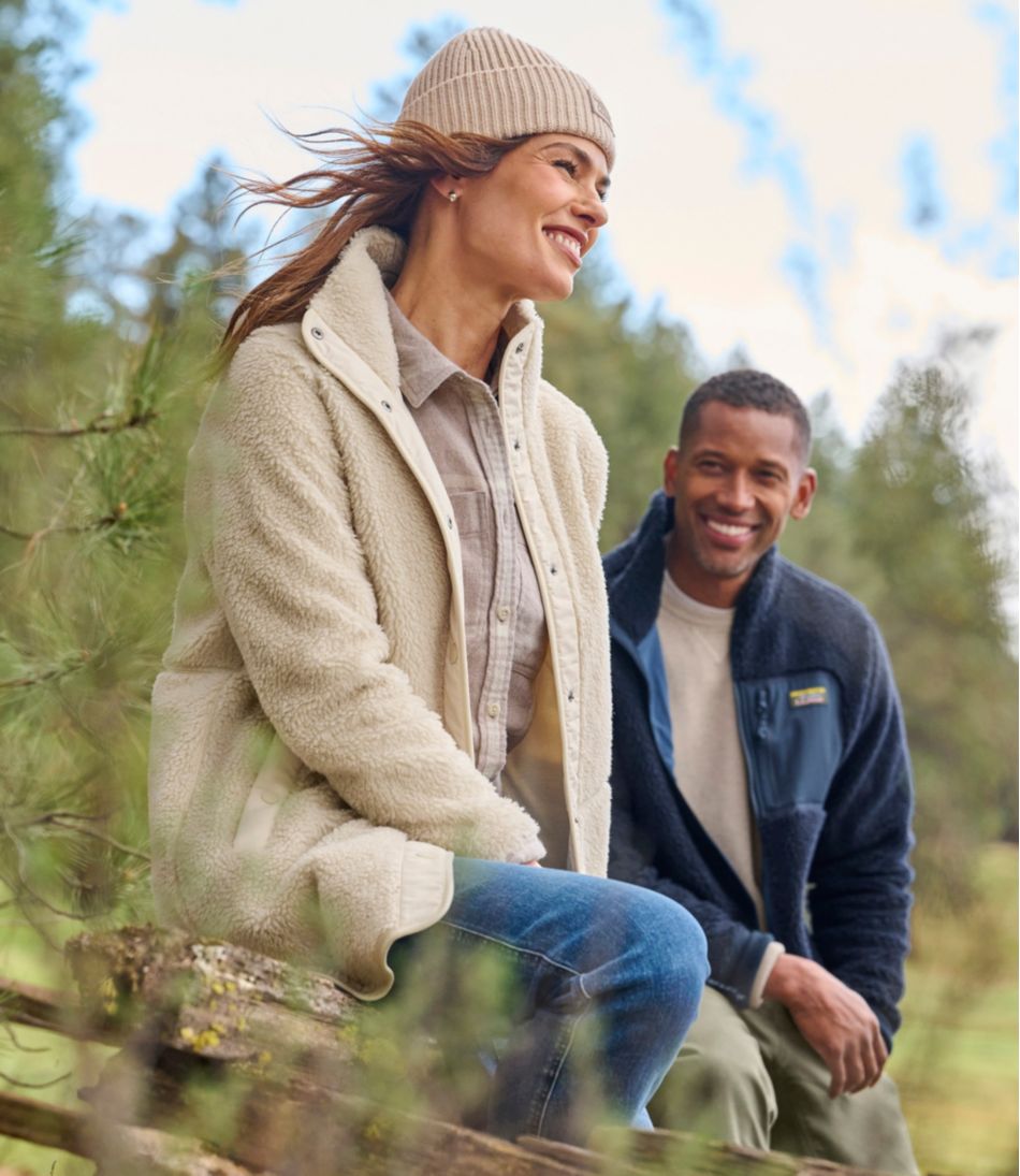 Women's Bean's Sherpa Fleece Coat | L.L.Bean online
