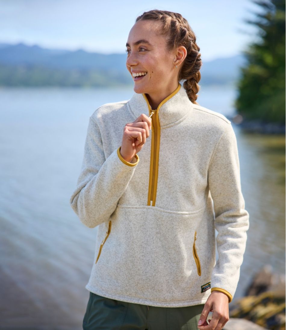 Women's L.L.Bean Sweater Fleece Half-Zip Pullover | L.L.Bean on sale