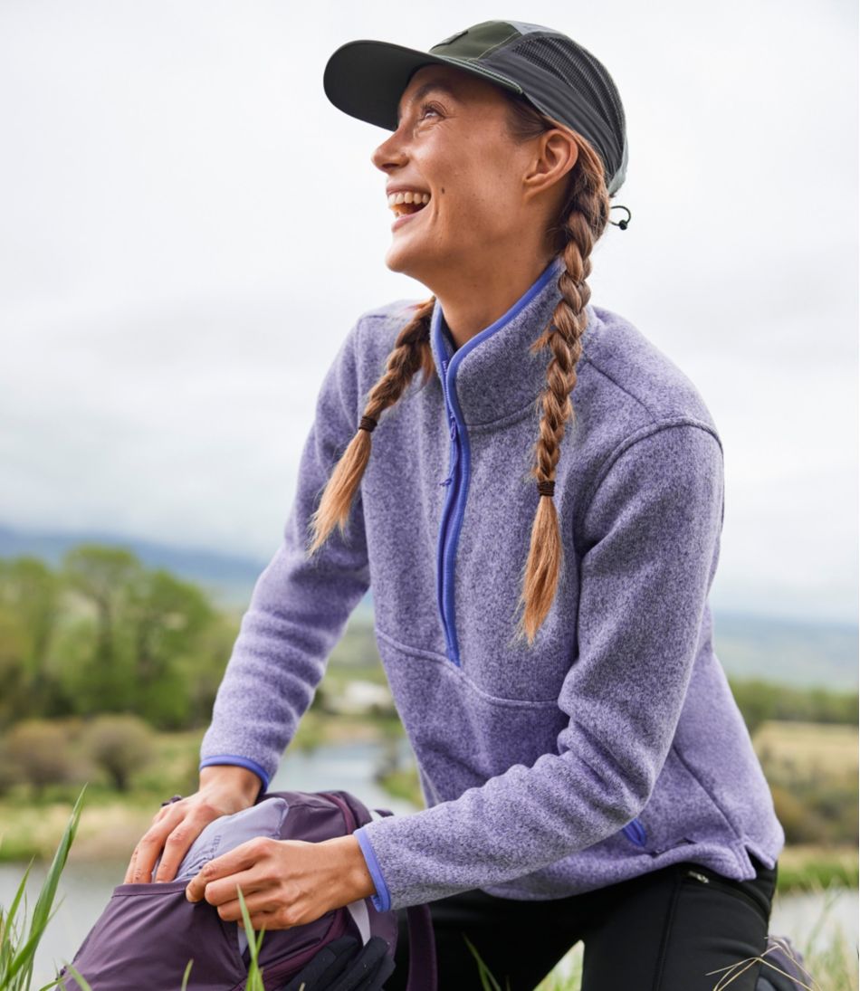 Women's L.L.Bean Sweater Fleece Half-Zip Pullover | L.L.Bean on sale