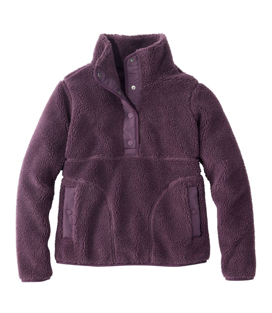 Women's Bean's Sherpa Fleece Pullover | L.L.Bean outlet
