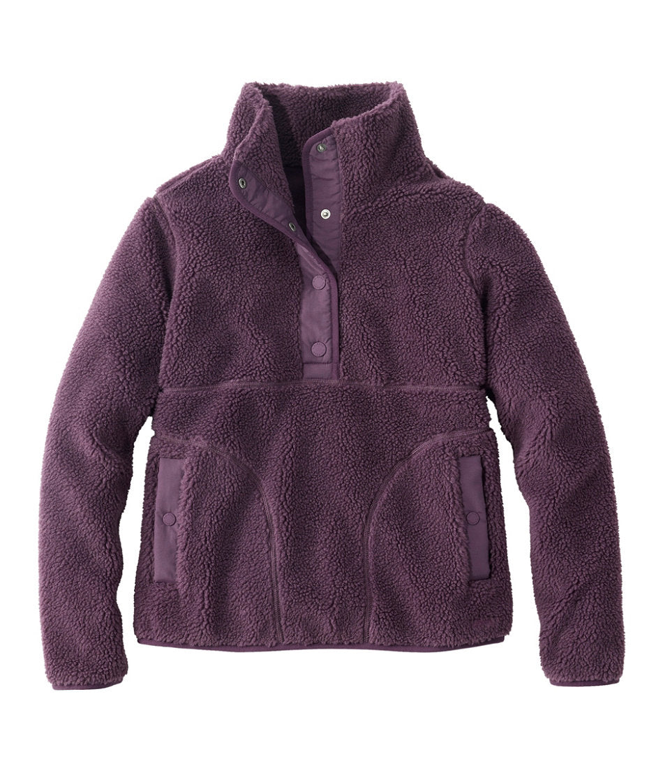 Women's Bean's Sherpa Fleece Pullover | L.L.Bean outlet
