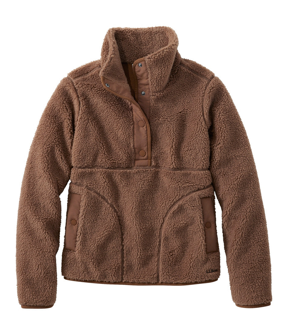 Women's Bean's Sherpa Fleece Pullover | L.L.Bean outlet