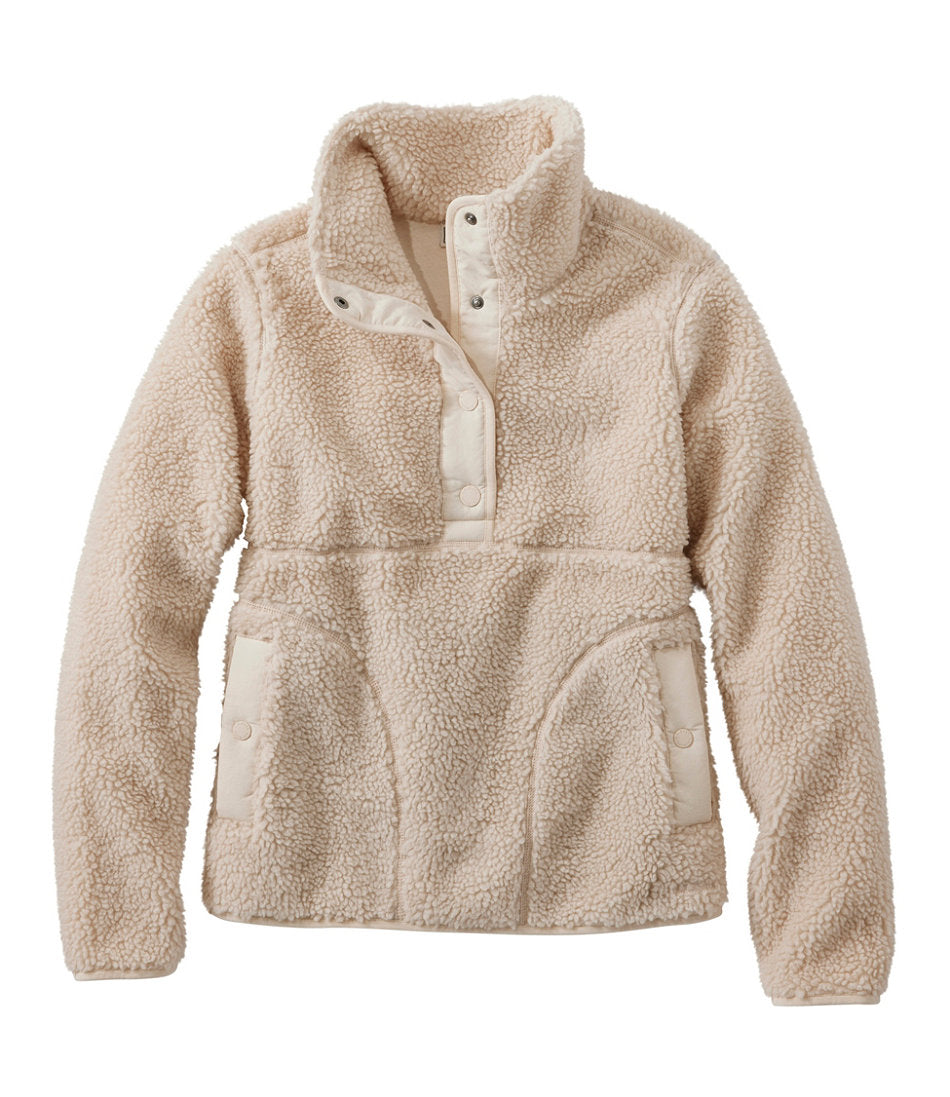 Women's Bean's Sherpa Fleece Pullover | L.L.Bean outlet