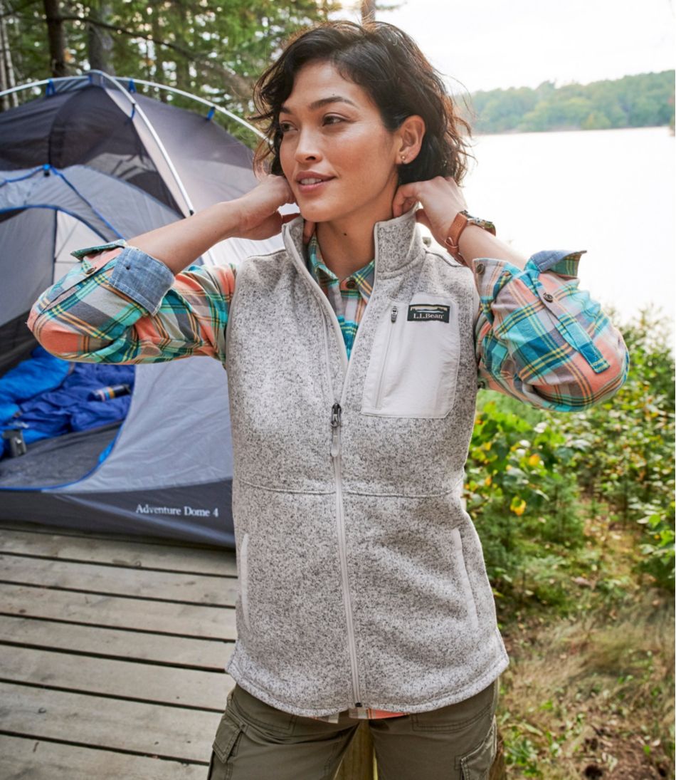 Women's L.L.Bean Sweater Fleece Long Vest | L.L.Bean for sale