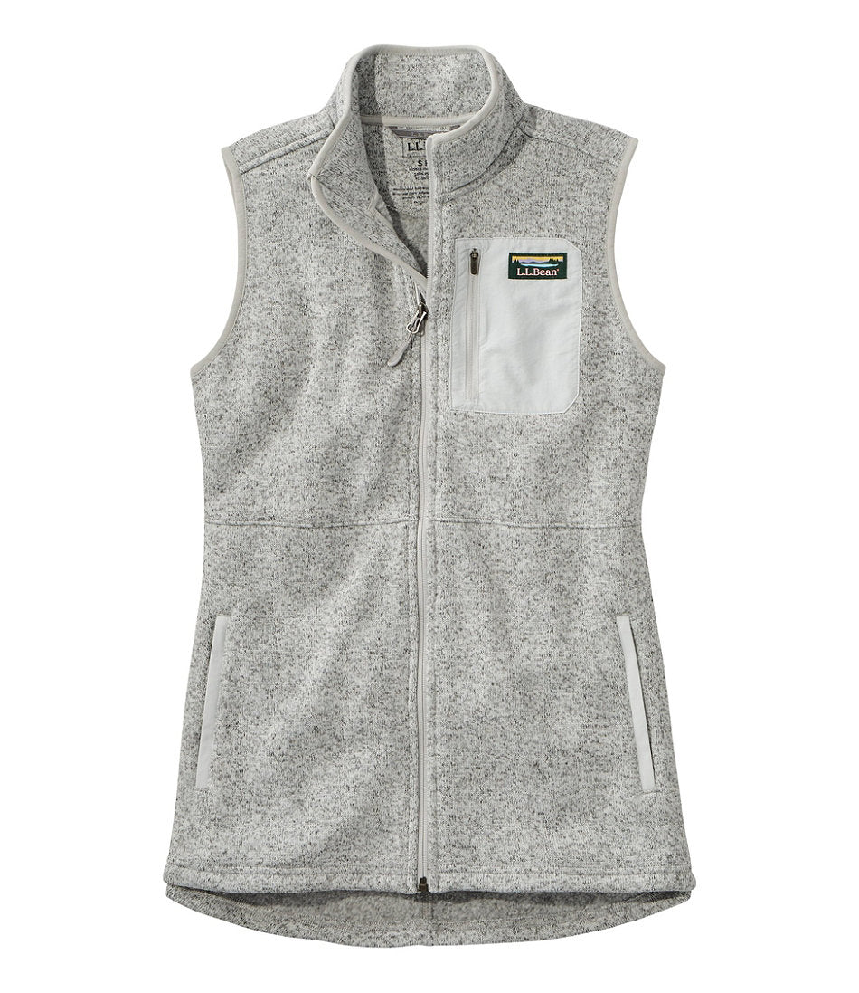 Women's L.L.Bean Sweater Fleece Long Vest | L.L.Bean for sale