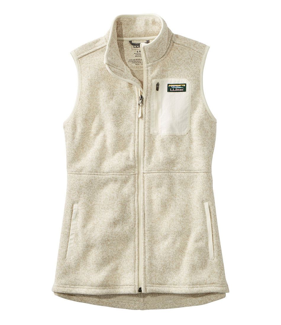 Women's L.L.Bean Sweater Fleece Long Vest | L.L.Bean for sale