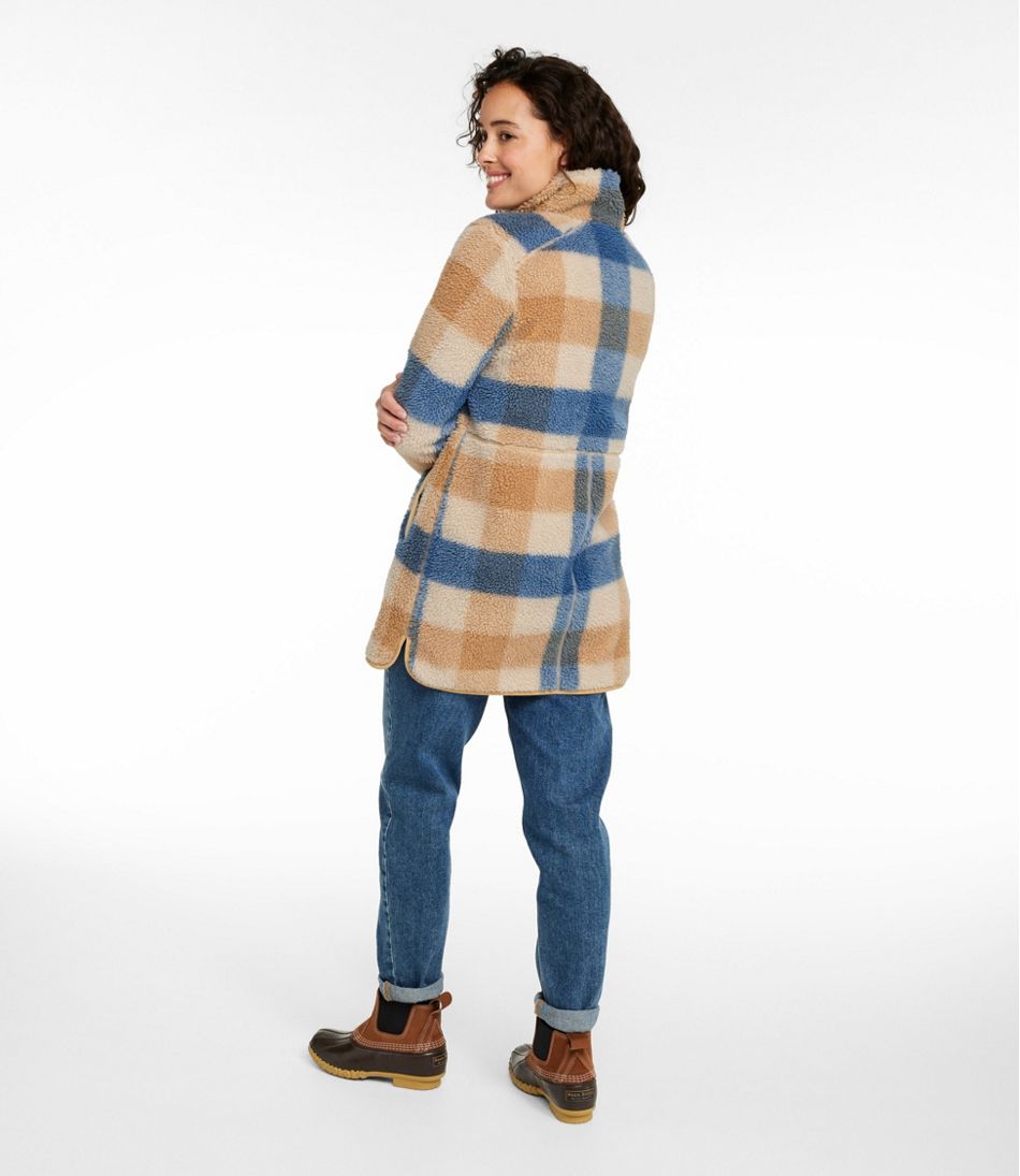 Women's Bean's Sherpa Fleece Coat, Print | L.L.Bean discount