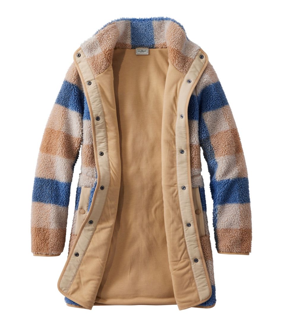 Women's Bean's Sherpa Fleece Coat, Print | L.L.Bean discount