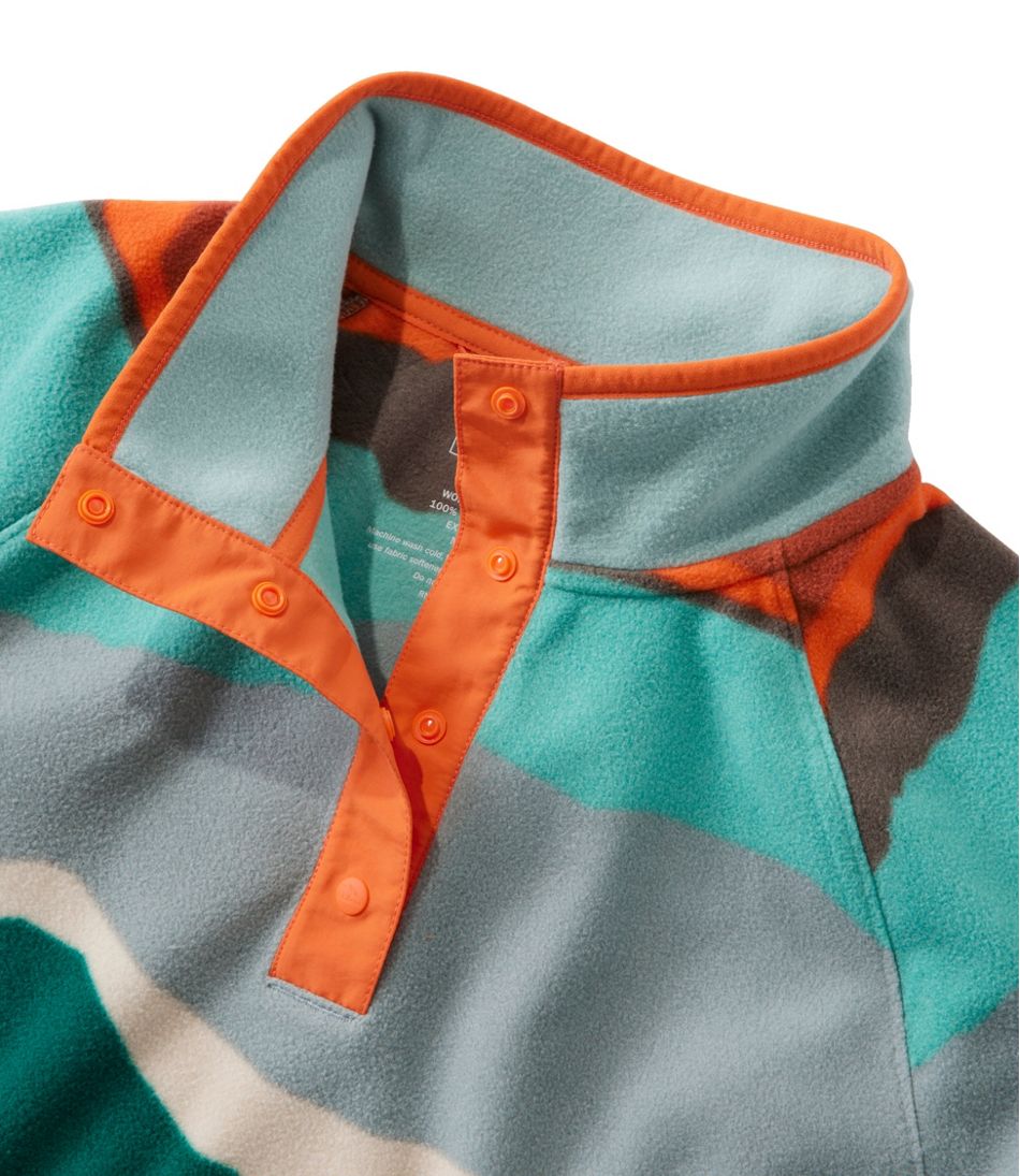 Women's All Season Access Fleece Pullover, Print | L.L.Bean outlet