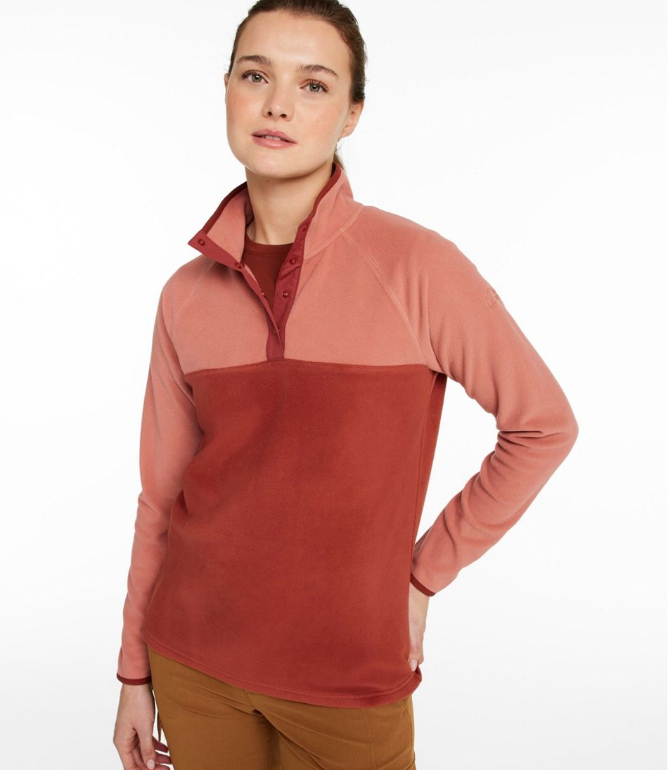 Women's All Season Access Fleece Pullover, Colorblock | L.L.Bean online